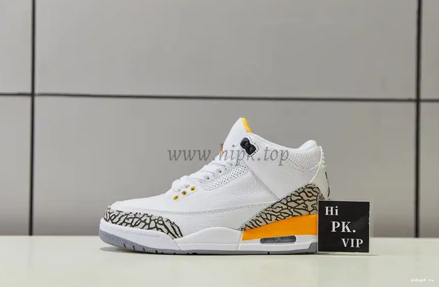 Ready Materials Ship GOD PK Retail Retro Laser Orange to Jordan 3 0617